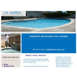 La Habra Pool & Spa Service